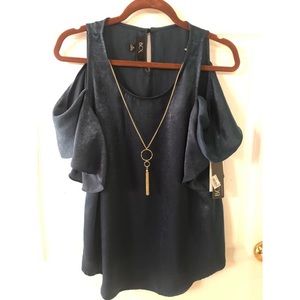 BCX Cold Shoulder Blouse